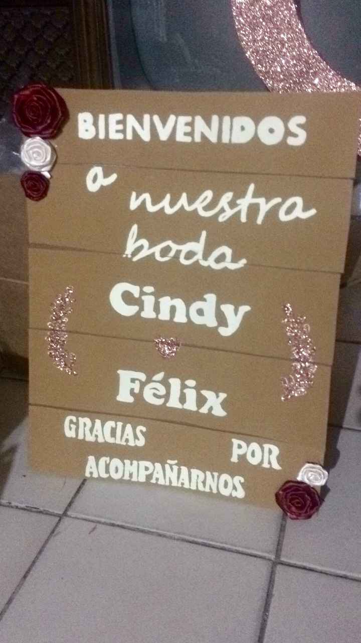 Mi letrero de bienvenida- diy - 6
