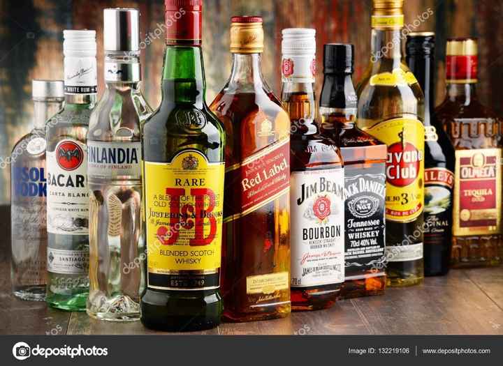 habemus botellas... ron, vodka, tequila y whisky 