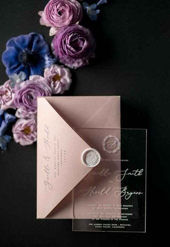 Invitaciones en acrílico- tendencia 2019 - 1