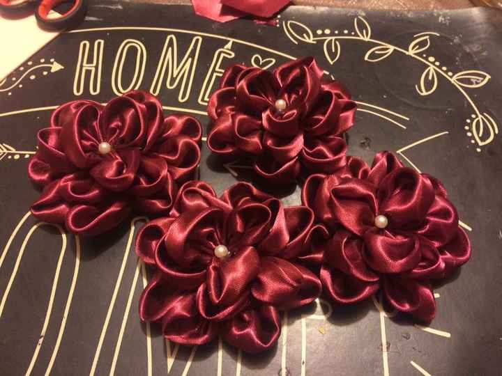 Mis flores de tela! 💐 - 4