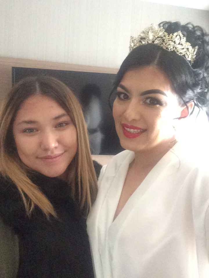 Selfie en el gran dia B!!! 👰🏻 - 1