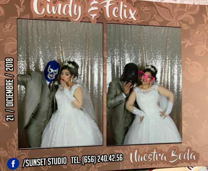 Algunas fotitos del photobooth  👰🏻🧔🏻💕 - 2