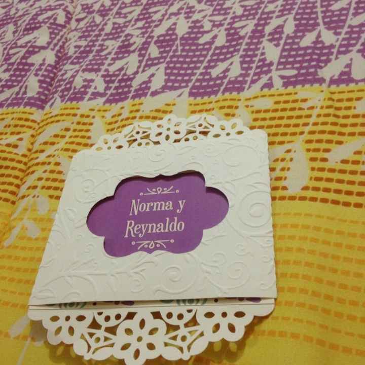 Mis invitaciones, me encantaron !!!!