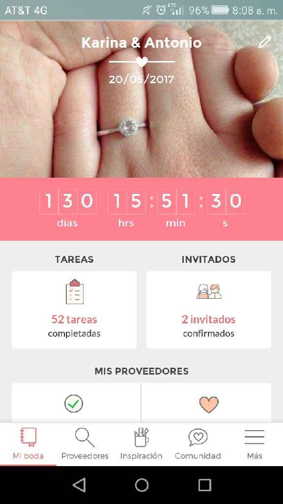 ¿Cuántos días faltan para tu gran día? - 1