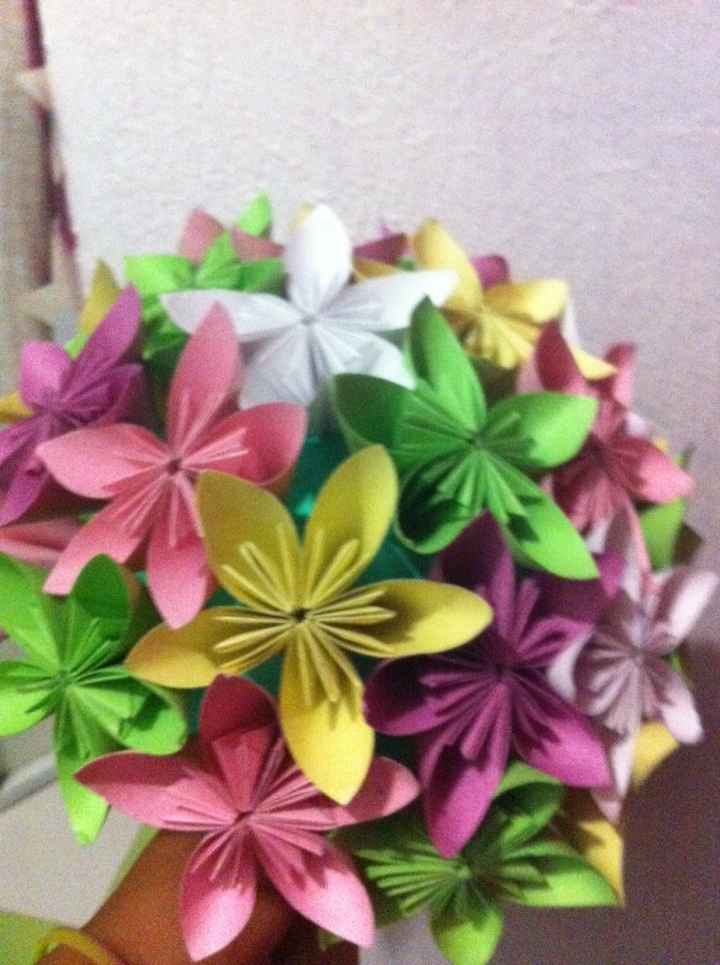 Avances de mi ramo de origami - 1