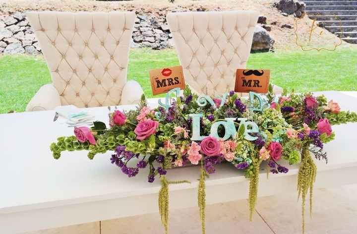 Mesa de novios 2
