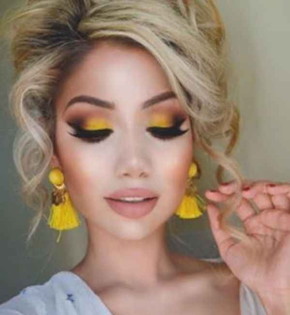 Colores: Maquillaje en tonos Amarillos - 1