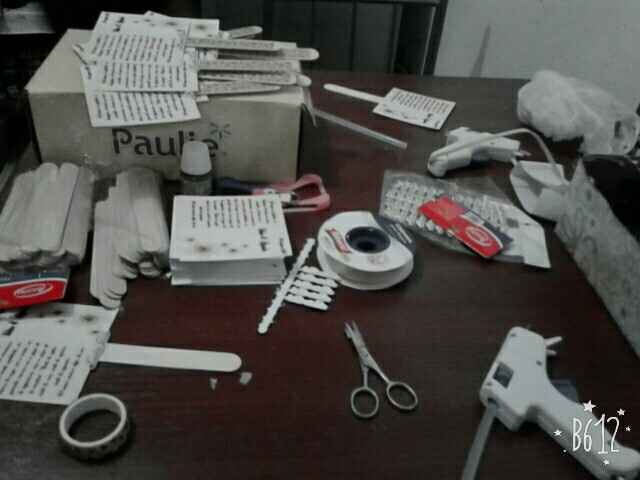 Abanicos de pape y servilletas - 5