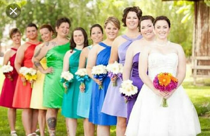 Damas de colores - 1