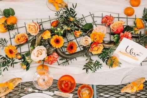 Inspiración naranja para tus centros de mesa!!! - 2