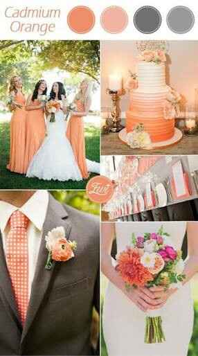 Combina el color naranja en tu boda!!! - 3
