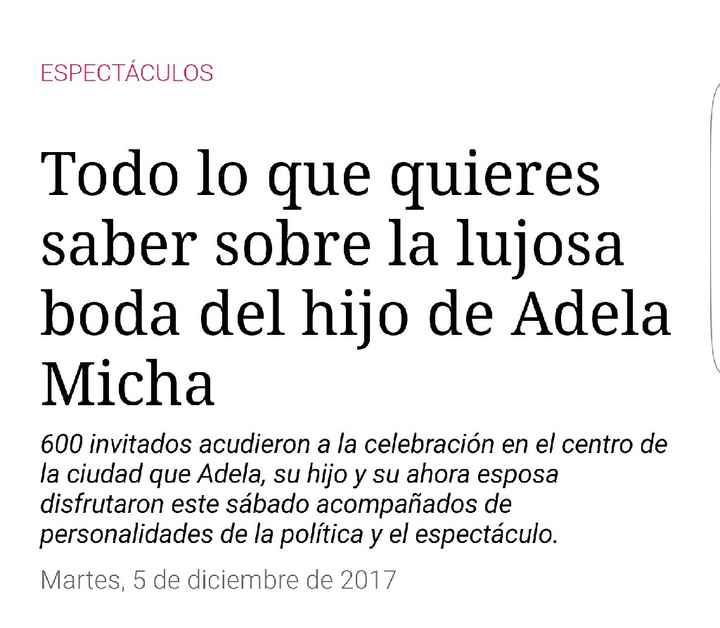  Se caso el hijo de adela micha!! - 1