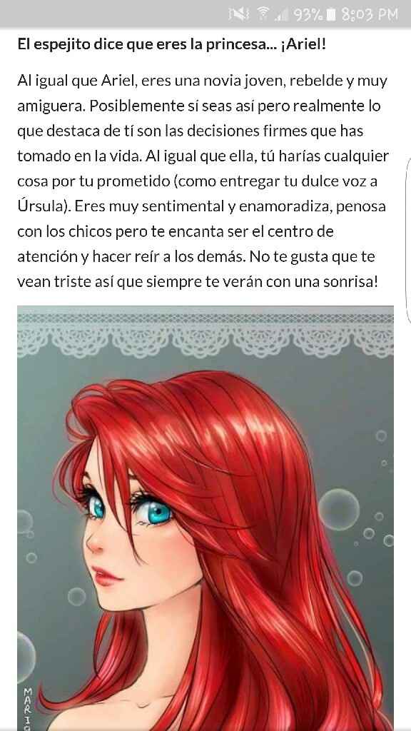 El espejito dice que yo xochitl soy la princesa ariel - 1