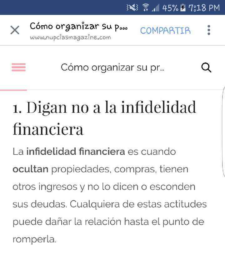 Como organizar el presupuesto - 1