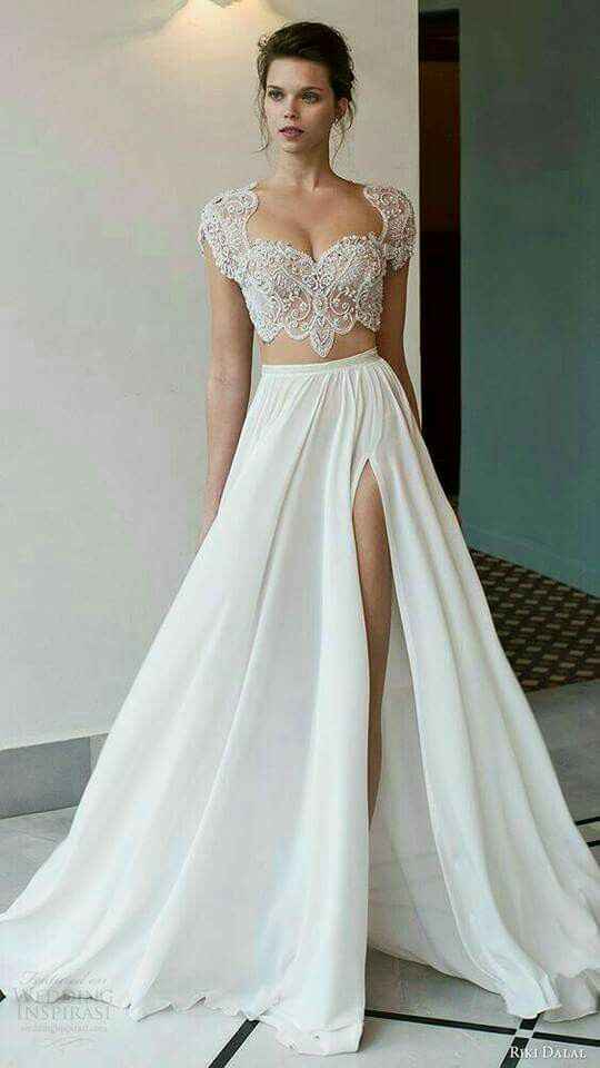 Vestido crop top - 3