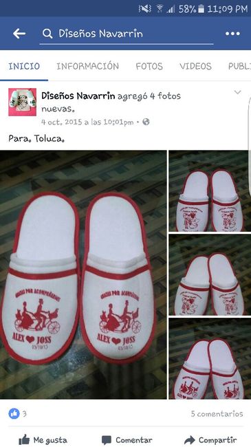 Pantuflas o sandalias como recuerditos - 1