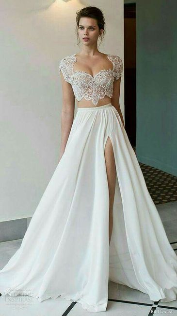 Vestido crop top - 3