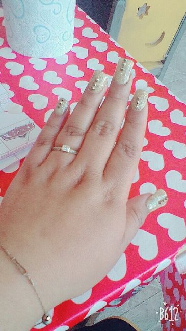 ¿como es su anillo de compromiso? - 1