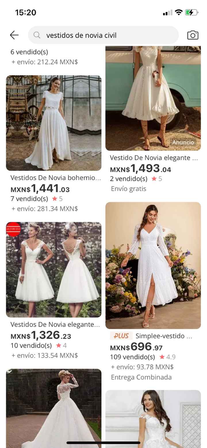 Vestido de novia en Aliexpress - 3