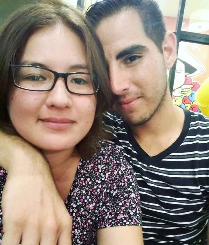 De nuestra primer salida como novios