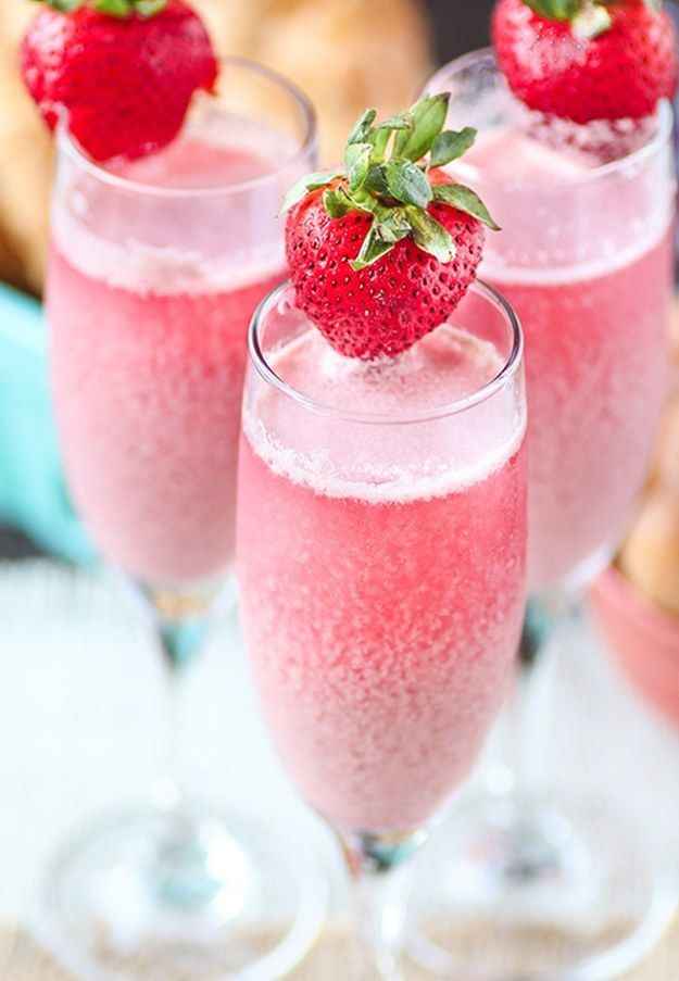 Mimosa de crema de fresa