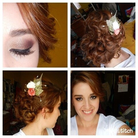 Prueba de maquillaje y peinado con pink chic... recomendadísimos!!!! :d - 1