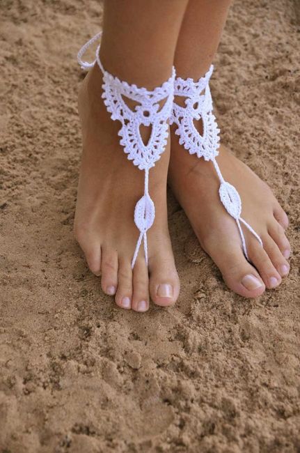 Zapatos de novia para playa 12