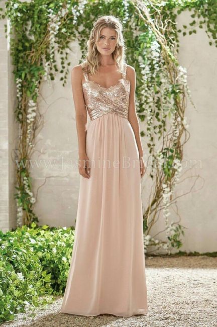 Vestidos bridesmaids, Rosè gold 💕🌹 6