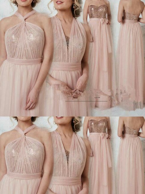 Vestidos bridesmaids, Rosè gold 💕🌹 9