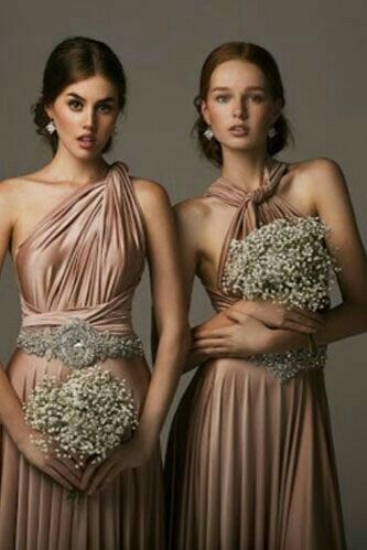 Vestidos bridesmaids, Rosè gold 💕🌹 10