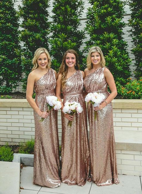 Vestidos bridesmaids, Rosè gold 💕🌹 11