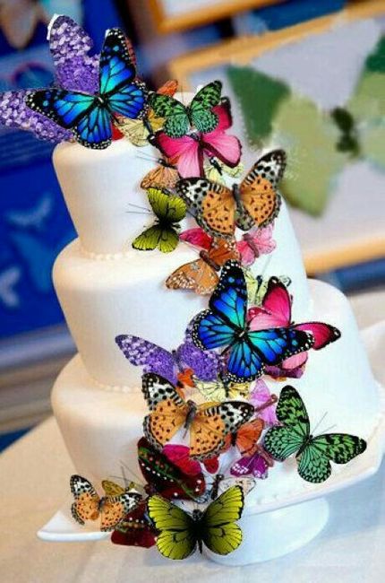 Pasteles con mariposas 🐛💕 2