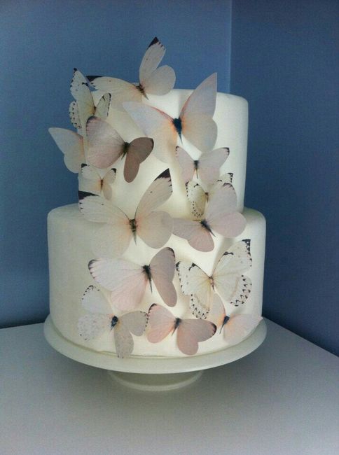 Pasteles con mariposas 🐛💕 7