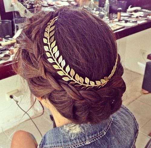 Hermosos tocados hojas de laurel 🌿🌿👰🏻 2