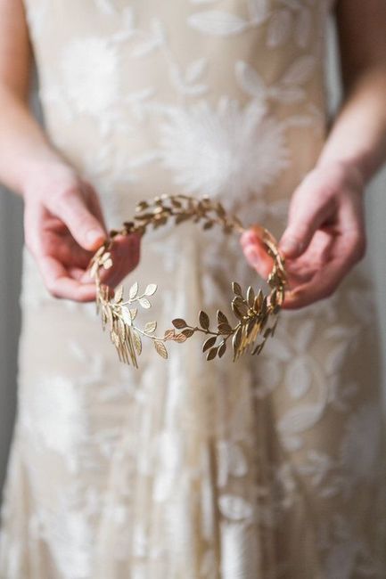 Hermosos tocados hojas de laurel 🌿🌿👰🏻 9
