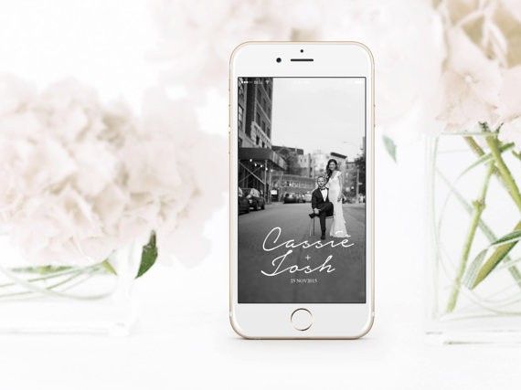 ¡crea el filtro de Snapchat para tu boda!  👻 2
