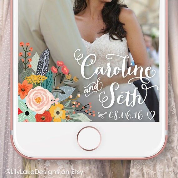 ¡crea el filtro de Snapchat para tu boda!  👻 7