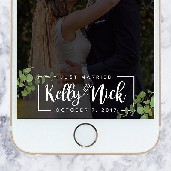 ¡crea el filtro de Snapchat para tu boda!  👻 8