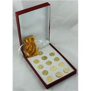 Arras bodas vino/dorado.