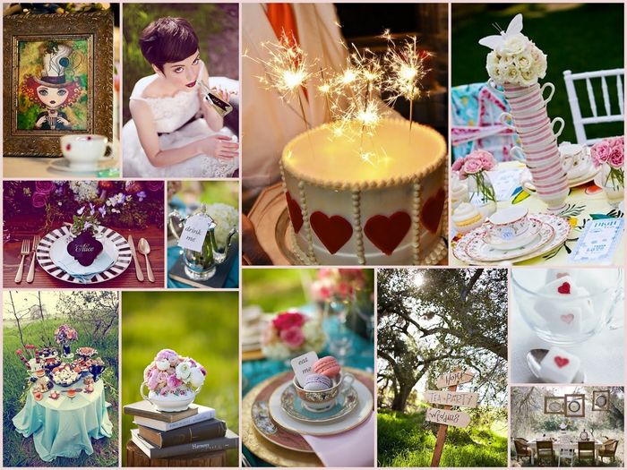 Boda temática: Alicia en el país de las maravillas.!