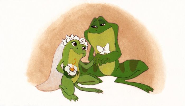 Boda temática: la princesa y el sapo(ranas.!!!).!
