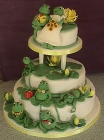 Boda temática: la princesa y el sapo(ranas.!!!).!