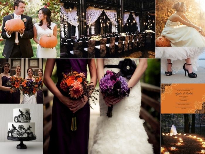 Bodas naranja/morado.!