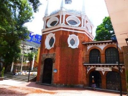 Capilla del pocito del agua Santa en Tlaxcala, Tlaxcala.