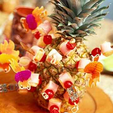 Piña...centro de mesa Hawaiano.?