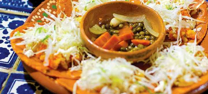Enchiladas tultecas.