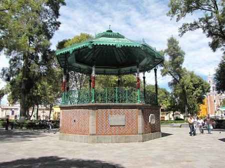 Plaza de la Constitución en Tlaxcala.