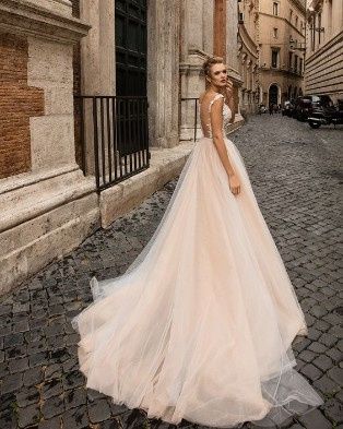 14 vestidos de novia color blush 2