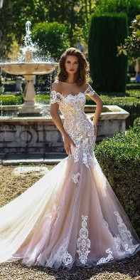 14 vestidos de novia color blush 4