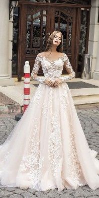 14 vestidos de novia color blush 7